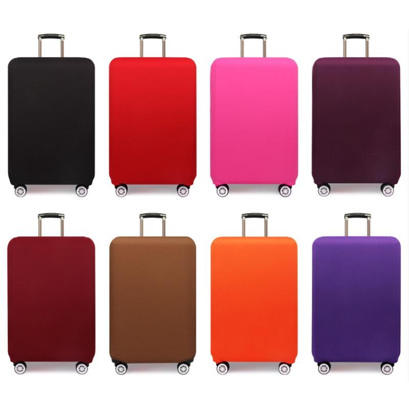 Stretch Luggage Protective Cover - Durable & Dust-Proof - Size M - Wine Red