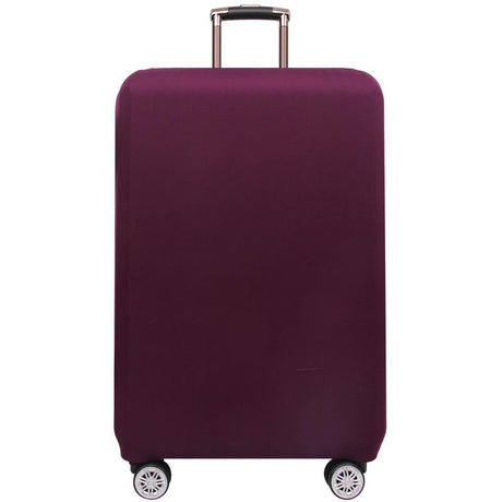 Stretch Luggage Protective Cover - Durable & Dust-Proof - Size M - Wine Red