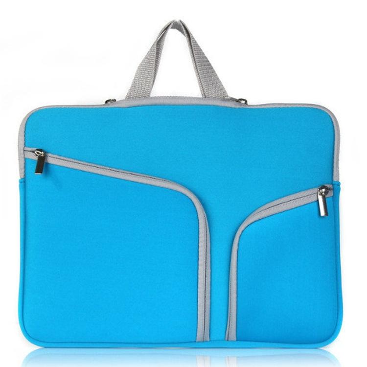 13 Inch Multi-Pocket Laptop Liner Bag For Diving Material Computer - Blue