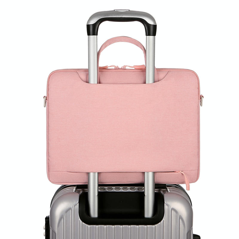 Versatile Laptop Shoulder Bag - Single Strap - Pink