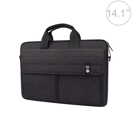 14.1 Inch Laptop Handheld Briefcase Storage Bag - No Shoulder Strap - Black