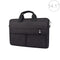 14.1 Inch Laptop Handheld Briefcase Storage Bag - No Shoulder Strap - Black