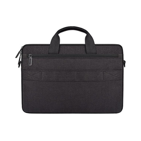 14.1 Inch Laptop Handheld Briefcase Storage Bag - No Shoulder Strap - Black