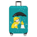 Medium Elastic Dustproof Luggage Cover - Durable & Protective - Love Girl