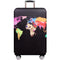 Protective Elastic Suitcase Cover - Fits 22-24 Inch Luggage - Dustproof & Scratch-Proof - World Map