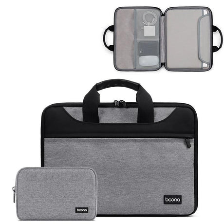 Waterproof Oxford Cloth Laptop Bag - 13 / 13.3 Inches Full Open Portable - Black