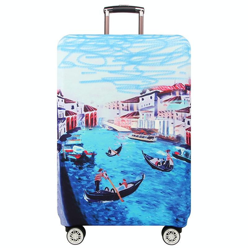 Wear-resistant Dust-proof Luggage Compartment Protective Cover - Size M - Starry Sky