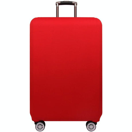 Stretch Luggage Protective Cover - Durable & Dust-Proof - Size L - Wine Red