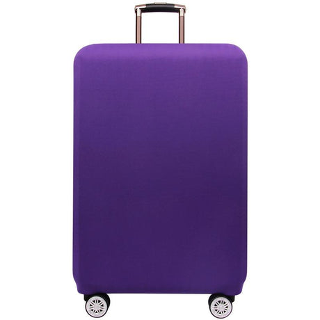 Stretch Luggage Protective Cover - Durable & Dust-Proof - Size L - Wine Red