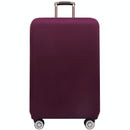 Stretch Luggage Protective Cover - Durable & Dust-Proof - Size L - Wine Red