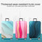 Protective Elastic Luggage Covers - 25-28 Inch - Resistant To Abrasion And Dust - Green Ripple