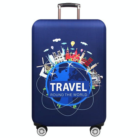 Thickened Luggage Cover - Elastic Wear-Resistant Anti-Dust Protection - Size L - Worldwide Travel