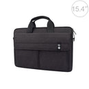 15.4 Inch Laptop Handheld Briefcase Storage Bag - No Shoulder Strap - Black