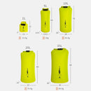 Waterproof Outdoor Storage Bag 20L Multi Function Light Thin Design Yellow