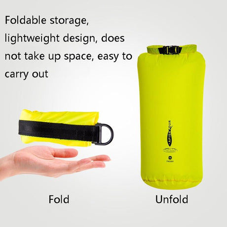 Waterproof Outdoor Storage Bag 20L Multi Function Light Thin Design Yellow