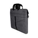 Stylish Zipper Laptop Bag With Shoulder Strap - Durable & Breathable - Black