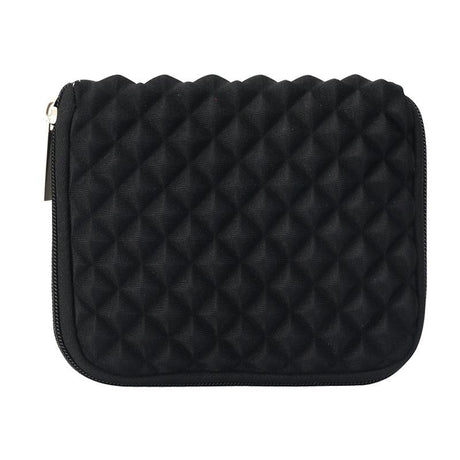 Textured Diamond Laptop Bag - Power - Black