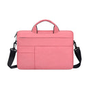 13.3 Inch Portable Laptop Shoulder Bag - Oxford Cloth & Nylon - Pink