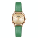 Women Oval Dial Quartz Watch With Simple Bar Scale