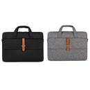 13-13.3 Inch Multifunctional Laptop Bag - Durable Shoulder & Handheld Design - Gray