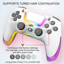 Wireless Bluetooth Grip For Ps4 With Dazzling Colour Light