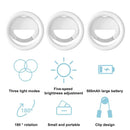 Clip-On Half-Ring Fill Light For 10Cm Mobile Phones