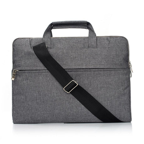 11.6 Inch Laptop Bag - Portable One Shoulder Zipper For Macbook Samsung Sony Dell Alienware Chuwi Asus Hp - Black