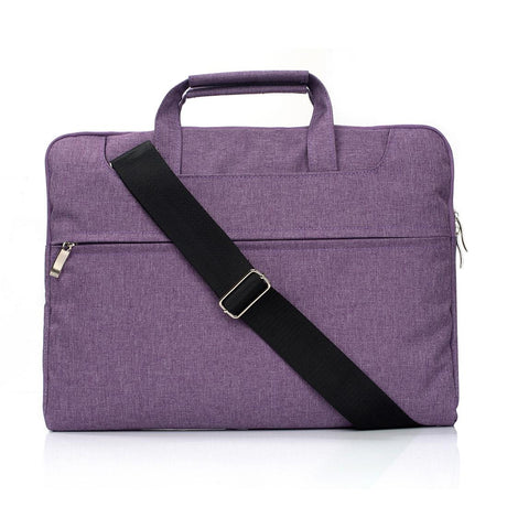 11.6 Inch Laptop Bag - Portable One Shoulder Zipper For Macbook Samsung Sony Dell Alienware Chuwi Asus Hp - Black