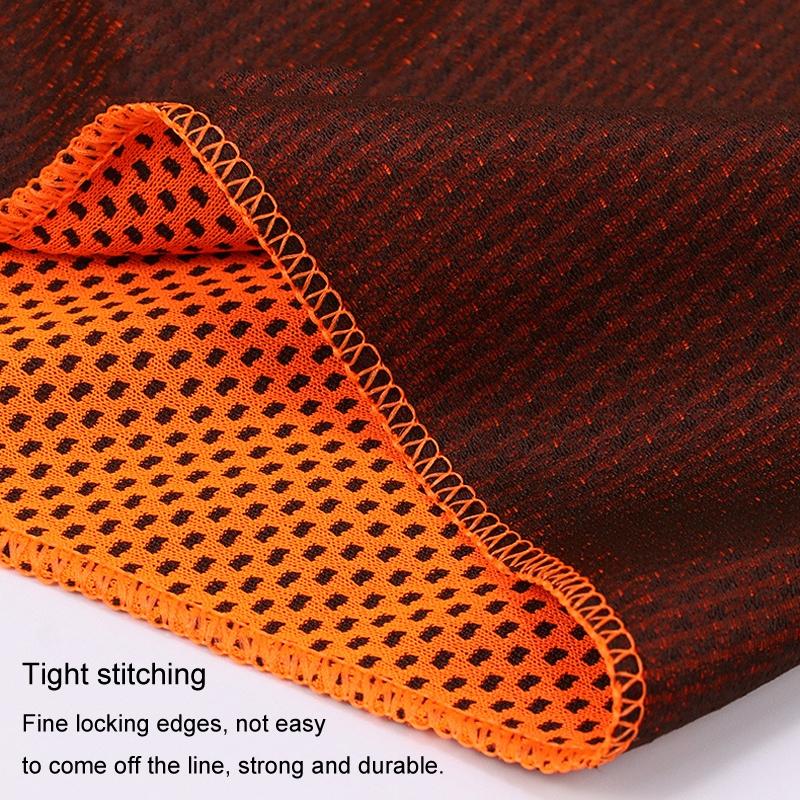 Portable Quick Dry Sports Towel Set With Silicone Sleeve And Storage Bag - 30X80Cm - Orange - 30X80Cm