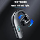 Wireless Bluetooth Headphone With Digital Display - Black