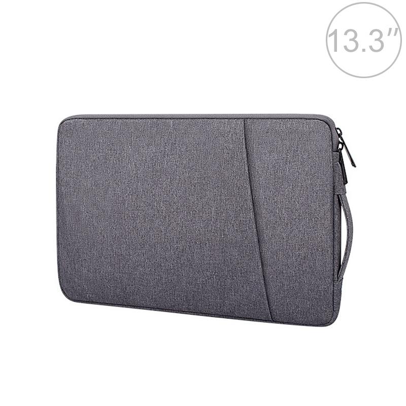 13.3 Inch Laptop Felt Sleeve Protective Case Carrying Bag - Dark Grey