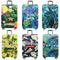 Stretchy Luggage Dust Cover - Durable & Protective - Size L - Tropical Palm - S