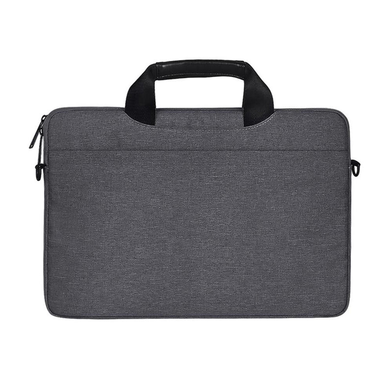 Stylish Zipper Laptop Bag With Shoulder Strap - Durable & Breathable - Black