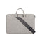 13.3 Inch Detachable Shoulder Laptop Bag - Frosted Pu Business - Light Gray