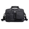 Large Capacity Men Shoulder Messenger Bag Fits Laptops Multi Functional - Black