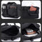 Large Capacity Men Shoulder Messenger Bag Fits Laptops Multi Functional - Black