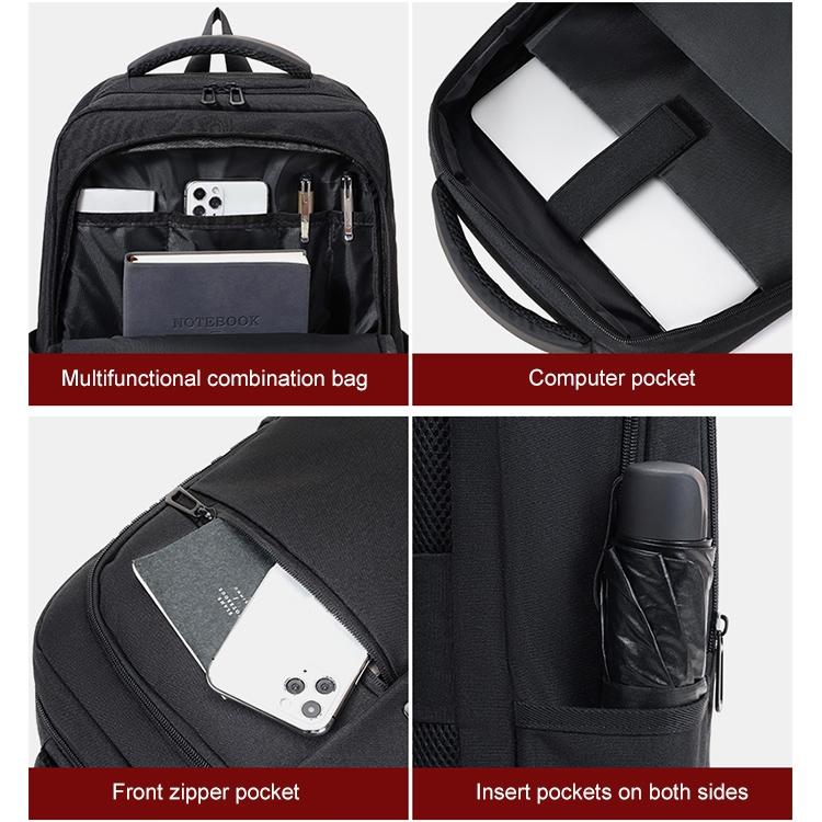 Multifunctional Oxford Laptop Backpack - Cxs-610 - Black