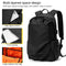 Multifunctional Oxford Laptop Backpack In Black