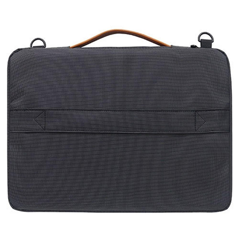 Waterproof Nylon Laptop Handbag With Trolley Strap - Fits 15-15.6 Laptops - Black