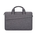 Portable 13.3 Laptop / Tablet Bag With Dual Pockets And Soft Handle - Black