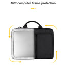 15.6 Inch Thickened Polyester Laptop Bag - Black