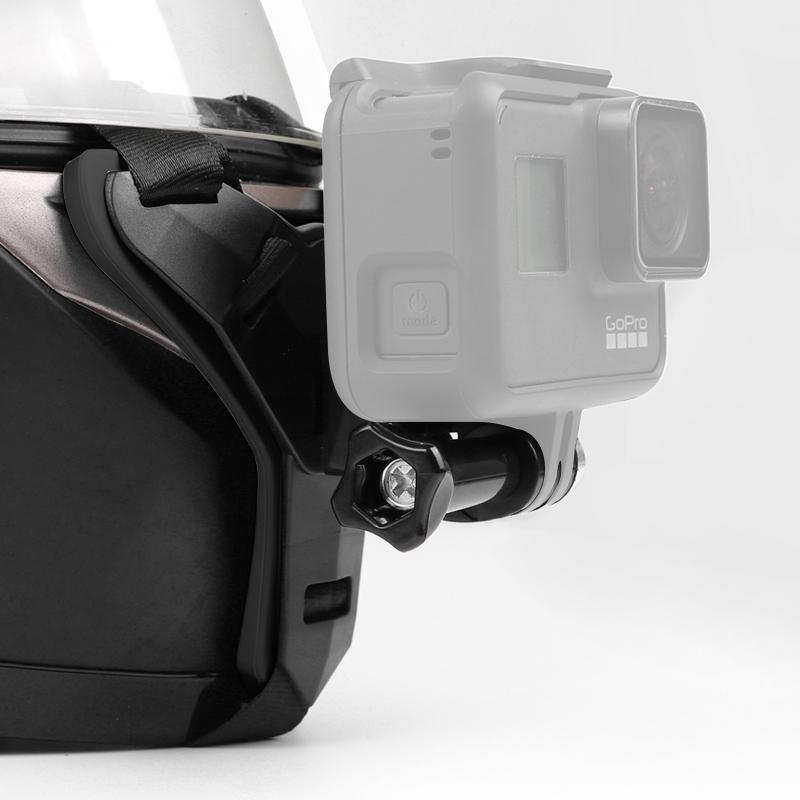 Universal Action Camera Helmet Mount - Compatible With Gopro Insta360 Dji And More