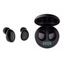 Wireless Earphones With Led Charging Box - J1 Tws - Black