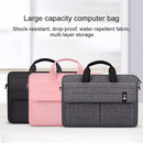 15.6 Inch Laptop Handheld Briefcase Storage Bag - No Shoulder Strap - Grey