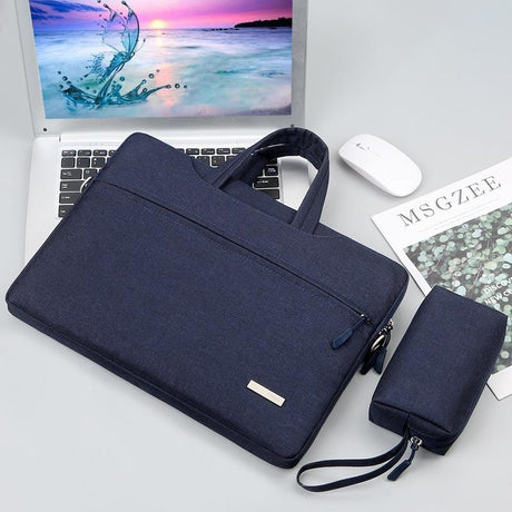 14 Inch Inner Bag With Power For Handbag Or Laptop - Blue