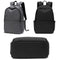 Multifunctional Oxford Laptop Backpack - Black