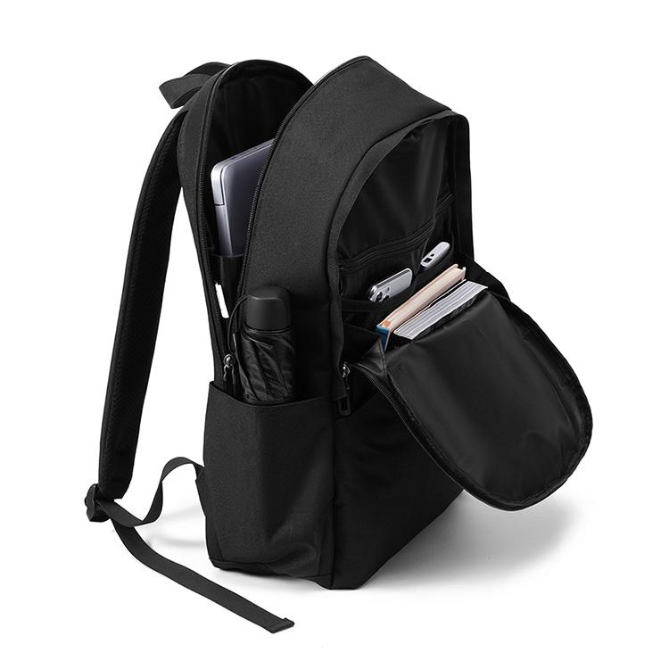 Multifunctional Oxford Laptop Backpack - Black