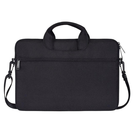 Hidden Portable One-Shoulder Handbag For 14.1 Laptops - Waterproof Oxford Cloth - Black