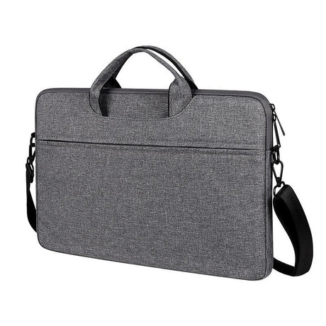 Hidden Portable One-Shoulder Handbag For 14.1 Laptops - Waterproof Oxford Cloth - Black