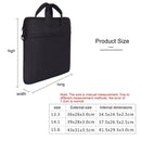 Hidden Portable One-Shoulder Handbag For 14.1 Laptops - Waterproof Oxford Cloth - Black